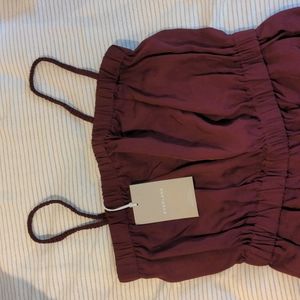 Everlane Oxblood Party-Of-One Jumpsuit